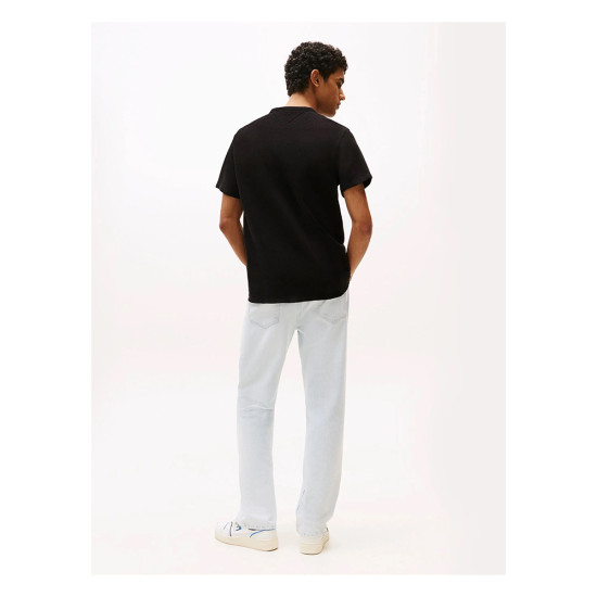 Tommy Hilfiger Ανδρική κοντομάνικη μπλούζα Slim Waffle Script Tee